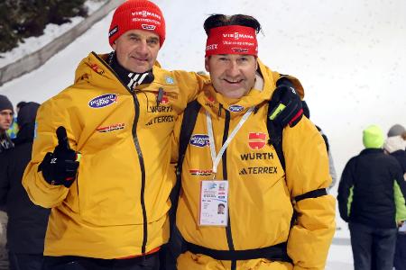 Hüttel stützt Horngacher: Trainerwechsel Hüttel stützt Horngacher: Trainerwechsel