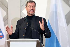 Markus Söder ist überzeugt, die Brandmauer zur AfD sei "härter denn je" (Archivbild).