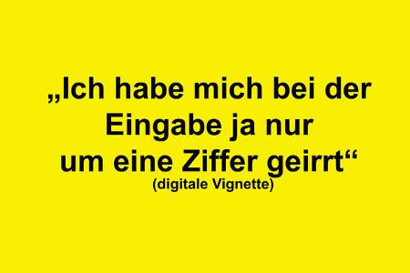 Ausreden Vignette Österreich