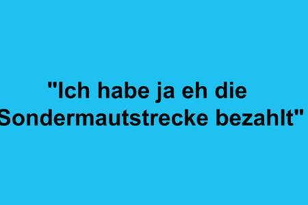 Ausreden Vignette Österreich