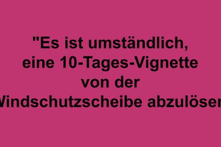Ausreden Vignette Österreich