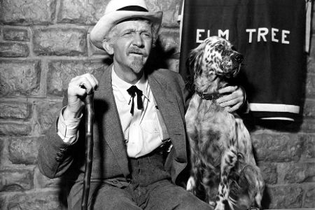 Walter Brennan in einer Filmszene