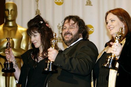 Fran Walsh, Peter Jackson und Philippa Boyens