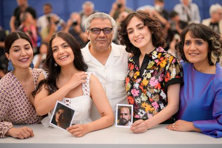 Cast mit Mohammad Rasulof beim Filmfest in Cannes