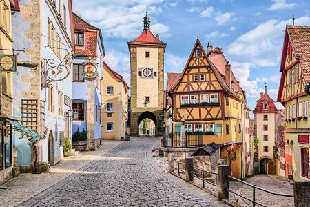 Rothenburg ob der Tauber Altstadt mit Turm
