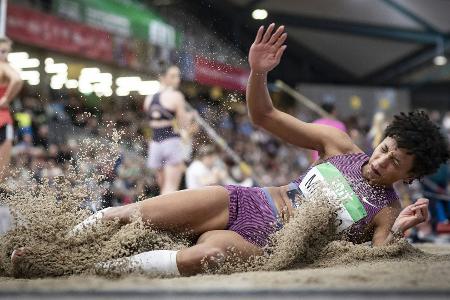 7,07 Meter in Karlsruhe: Mihambo springt Meetingrekord 7,07 Meter in Karlsruhe: Mihambo springt Meetingrekord