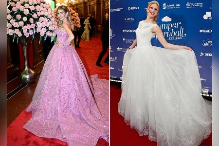 Anna Ermakova & Cathy Hummels: In Traumkleidern zum SemperOpernball Anna Ermakova & Cathy Hummels: In Traumkleidern zum SemperOpernball