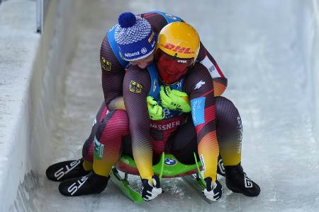Rodel-WM: Gold und Silber für Langenhan und Loch Rodel-WM: Gold und Silber für Langenhan und Loch
