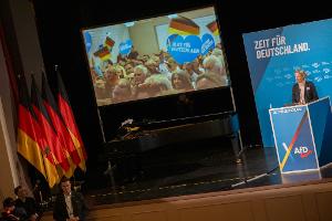 In Heidenheim gab es eine Demonstration anlässlich einer AfD-Wahlkampfveranstaltung mit Kanzlerkandidatin Alice Weidel. 