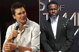 Tom Brady nimmt Kevin Hart beim Super Bowl auf den Arm