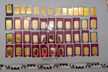 Von der österreichischen Polizei wurde Gold sichergestellt. Die 