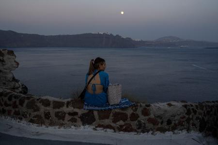 Ein Beben der Stärke 5,3 hat die Inselidylle von Santorini erschüttert. Ein Beben der Stärke 5,3 hat die Inselidylle von Santorini erschüttert.