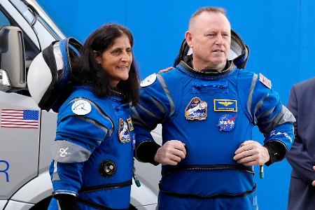 Die beiden Astronauten sollten Ende März oder Anfang April zurückkehren. (Archivbild) Die beiden Astronauten sollten Ende März oder Anfang April zurückkehren. (Archivbild)