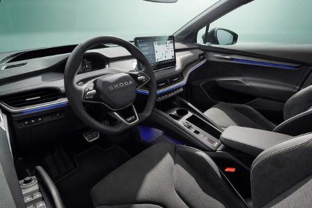 Skoda Elroq sportsline interieur cockpit