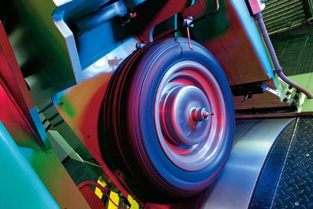 Reifen, Rollwiderstand, Messstation