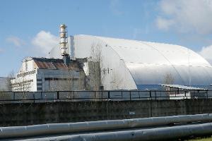Der Schutzschild um das AKW Tschernobyl soll in der Nacht von einer russischen Drohne getroffen worden sein (Archivbild)