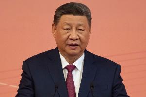 Chinas Staatschef Xi Jinping empfing wichtige Unternehmensbosse in Peking. (Archivbild)
