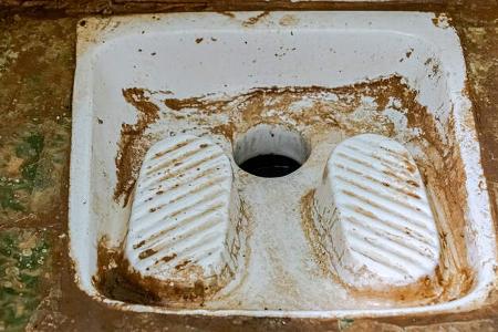 Hock-Toilette WC