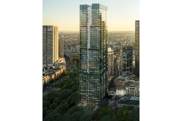 Die Commerzbank mietet 52 Etagen im neuen Central Business Tower ab 2028. (Handout)