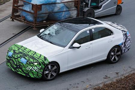 Erlkönig Mercedes C-Klasse Facelift