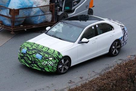 Erlkönig Mercedes C-Klasse Facelift