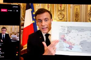 Macron will Trump davon überzeugen, beim Thema Ukraine mit den Europäern an einem Strang zu ziehen.
