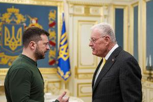 Selenskyj sprach nach dem Treffen mit Kellogg von einer guten Diskussion. 