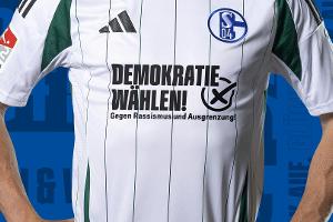 Vor der Wahl: Schalke mit Botschaft in Darmstadt