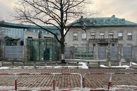 Im Ziel von Anschlagsplänen: Die israelische Botschaft in Berlin.
