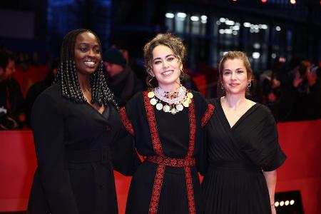 Die Jury der Sektion Perspectives: Aïssa Maïga (l-r), Meryam Joobeur und María Zamora.