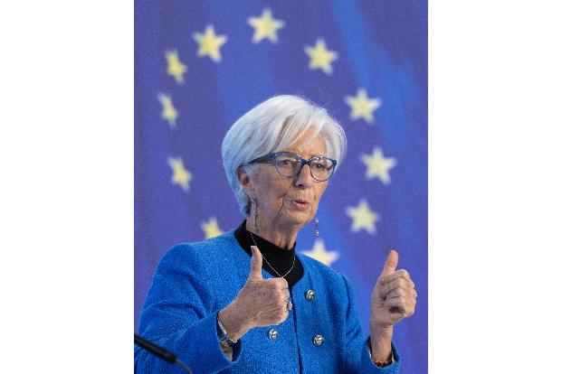 EZB-Präsidenten Lagarde blickt zuversichtlich auf Entwicklung der Inflation (Archivbild)