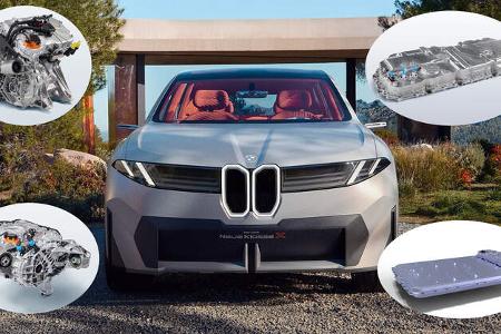 02/2025 BMW Neue Klasse Vision X Technik Collage