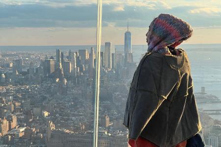 Blick nach Downtown mit dem World Trade Center.