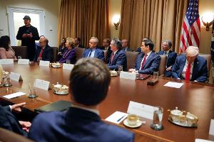 Die Rolle von Elon Musk in der US-Regierung ist unklar - aber im Weißen Haus darf er vor Trumps Kabinett über Einsparungsmaßnahmen sprechen.
