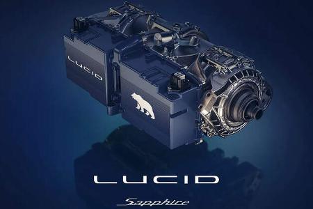 08/2022, Lucid Air Sapphire Elektro-Limousine