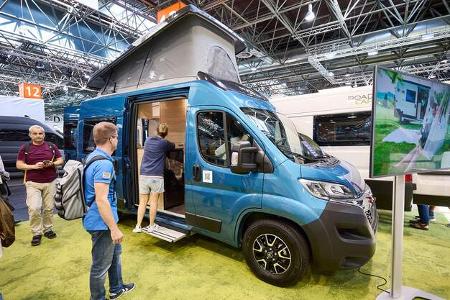 Roadcar 540 R, Reisemobil, Petrolblau, Messe