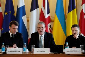 Macron und Starmer für einmonatige Waffenruhe in Ukraine