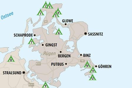 Campingplatz Ruegen Karte