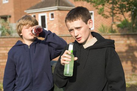 Kinder trinken Alkohol