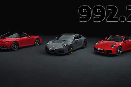 SPERRFRIST 28.5.24 / 15.30 Uhr Porsche 911 992.2 t-hybrid GTS Neuvorstellung Studio