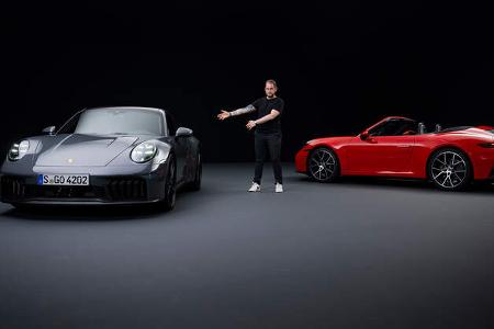 SPERRFRIST 28.5.24 / 15.30 Uhr Porsche 911 992.2 t-hybrid GTS Neuvorstellung Studio