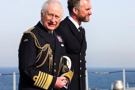 König Charles III. besucht nach ihm benannten Flugzeugträger König Charles III. besucht nach ihm benannten Flugzeugträger