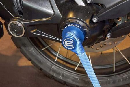 Motorrad-Sicherung Campingbus