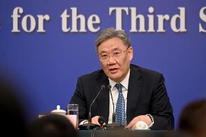 Chinas Handelsminister Wang wirbt für Austausch mit den USA zu den erhobenen Zöllen. 