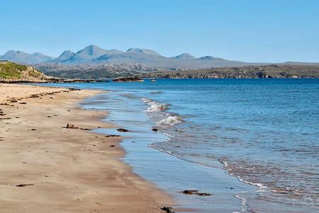 KŸste, Strand, Berge, Himmel, Meer