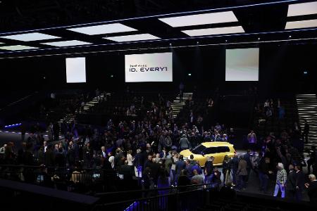 Die Präsentation des geplanten Elektro-Einstiegsmodells von VW ist eine Weltpremiere.