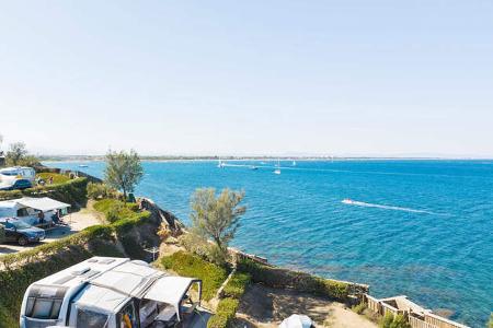 Campingplatz, Zelte, Autos, HŸgel, Meer, Horizont, Himmel Campingplatz, Zelte, Autos, HŸgel, Meer, Horizont, Himmel
