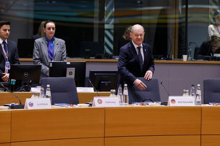 Der Krisengipfel in Brüssel ist vermutlich einer der letzten für den scheidenden Bundeskanzler Olaf Scholz. (Archivbild) Der Krisengipfel in Brüssel ist vermutlich einer der letzten für den scheidenden Bundeskanzler Olaf Scholz. (Archivbild)