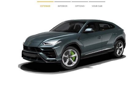 Lamborghini Urus Konfiguration
