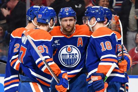 NHL: Draisaitl trifft weiter - Oilers gewinnen knapp NHL: Draisaitl trifft weiter - Oilers gewinnen knapp